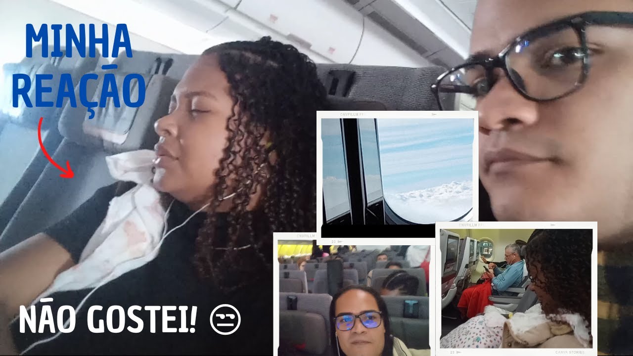 Viajando do Brasil Para Itália 🥰 Não Gostei de pegar avião? Minha Reação. PARTE 2