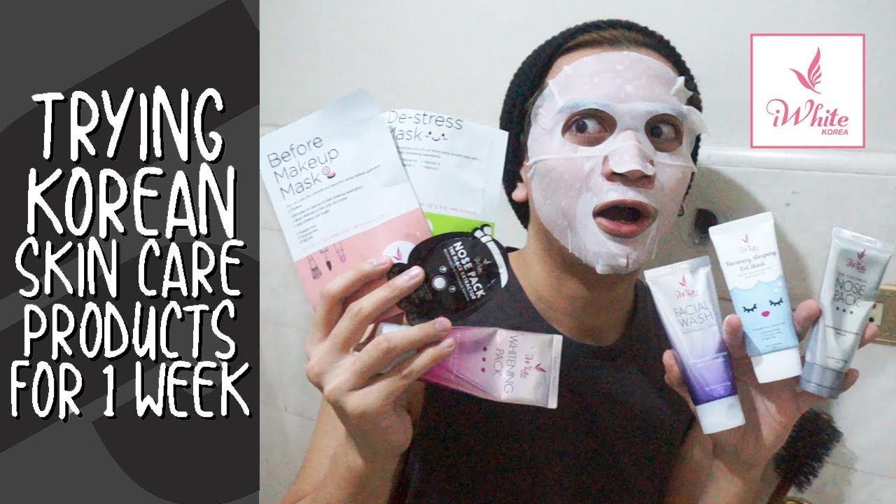 TRYING KOREAN SKIN CARE PRODUCTS FOR A WEEK // Luigi Pacheco