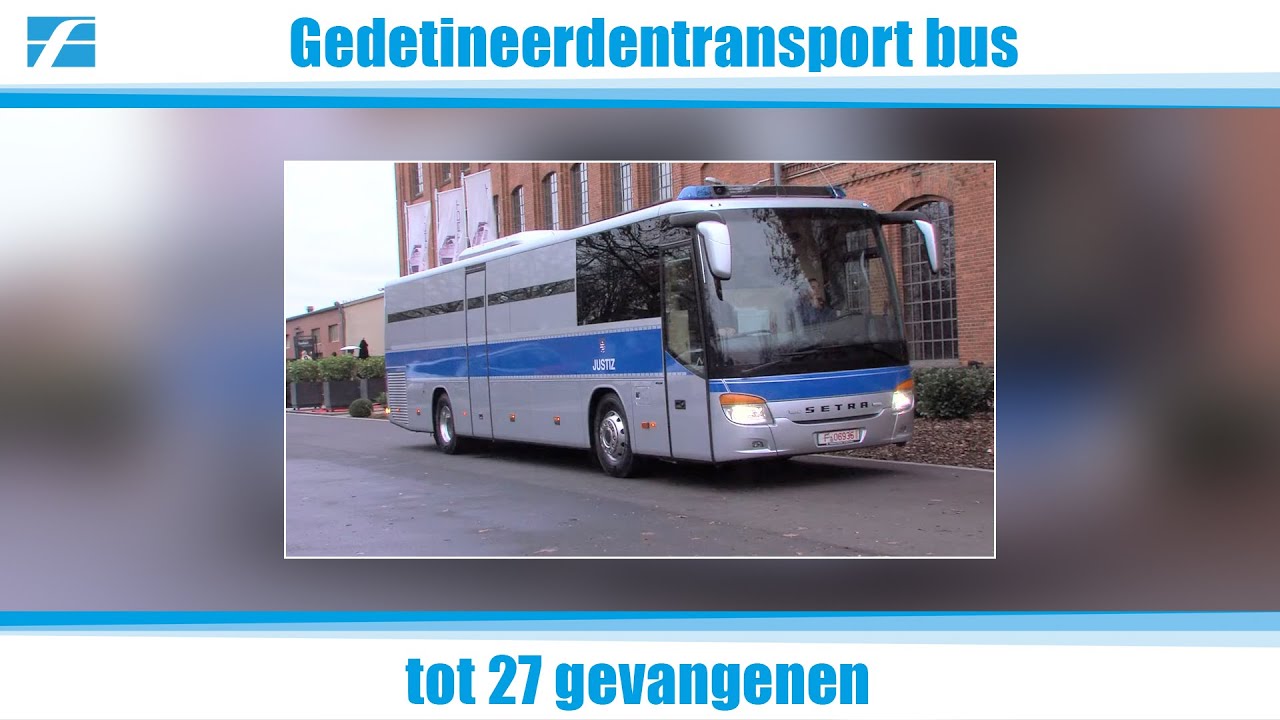 Ultramoderne gedetineerdentransport bus tot 27 gevangenen - op maat gemaakt door Carl Friederichs