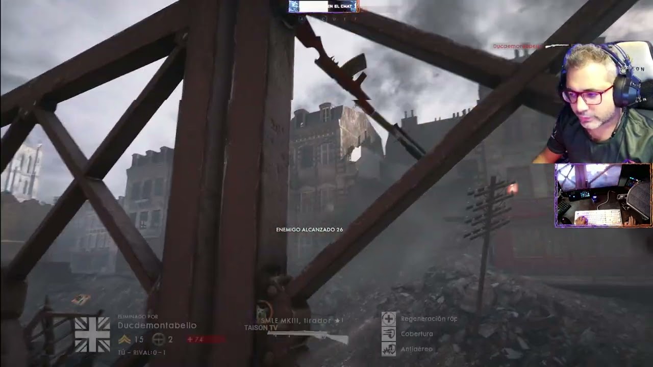 Battlefield 1 en Amiens, me siento raro despues de jugar MW3 lol
