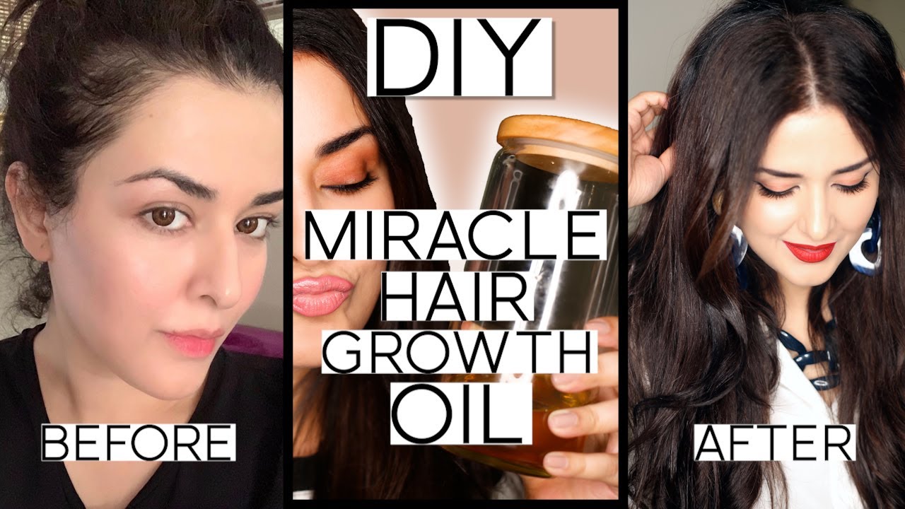 DIY MIRACLE HAIR GROWTH OIL I FOR THICK & SHINY HAIR I BEYOND BEAUTY NATASHA