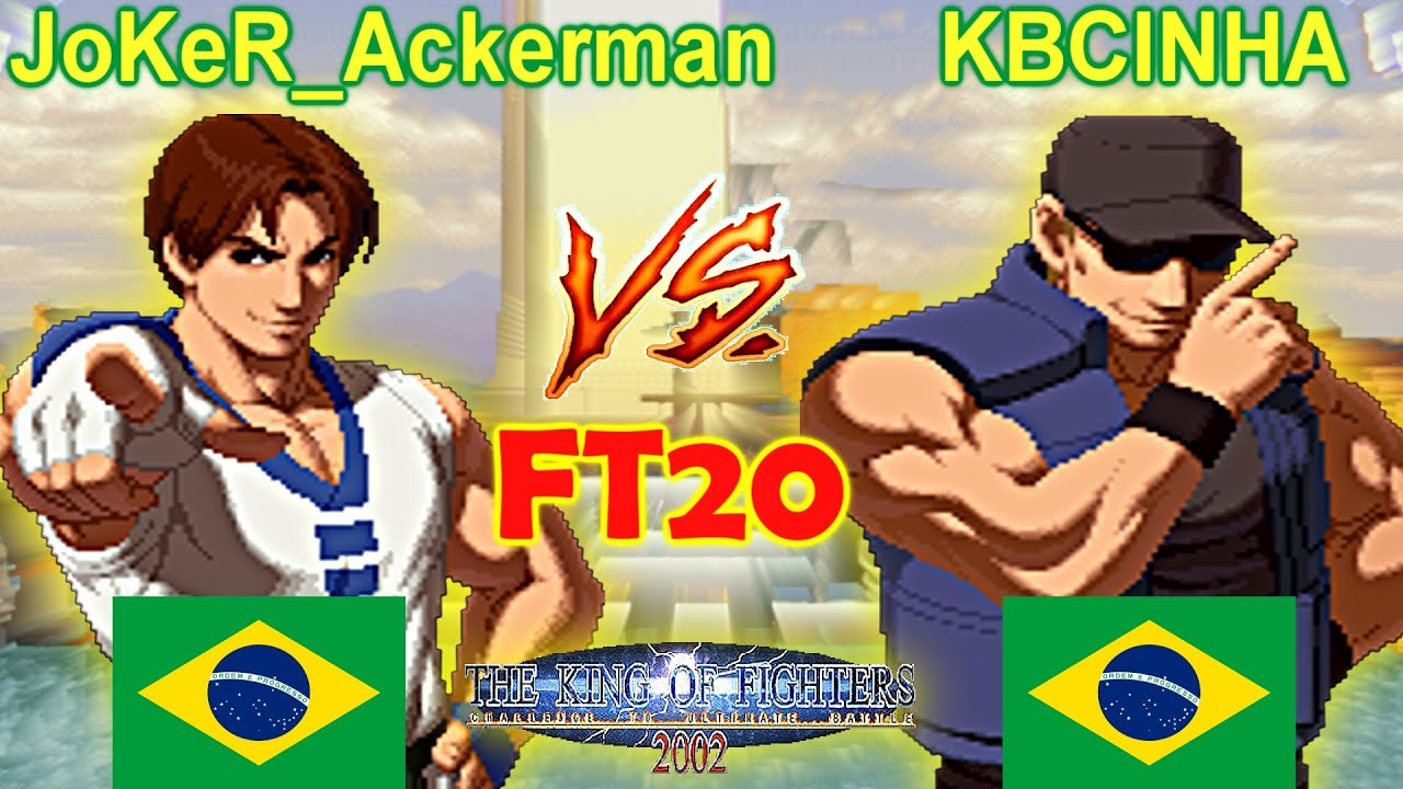 KOF 2002 - JoKeR_Ackerman vs KBCINHA FT20