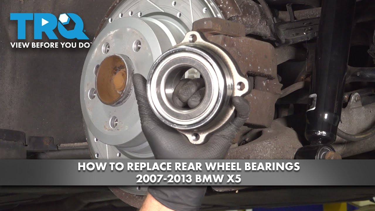 Как заменить задние ступичные подшипники на BMW X5 2007-2013 годов