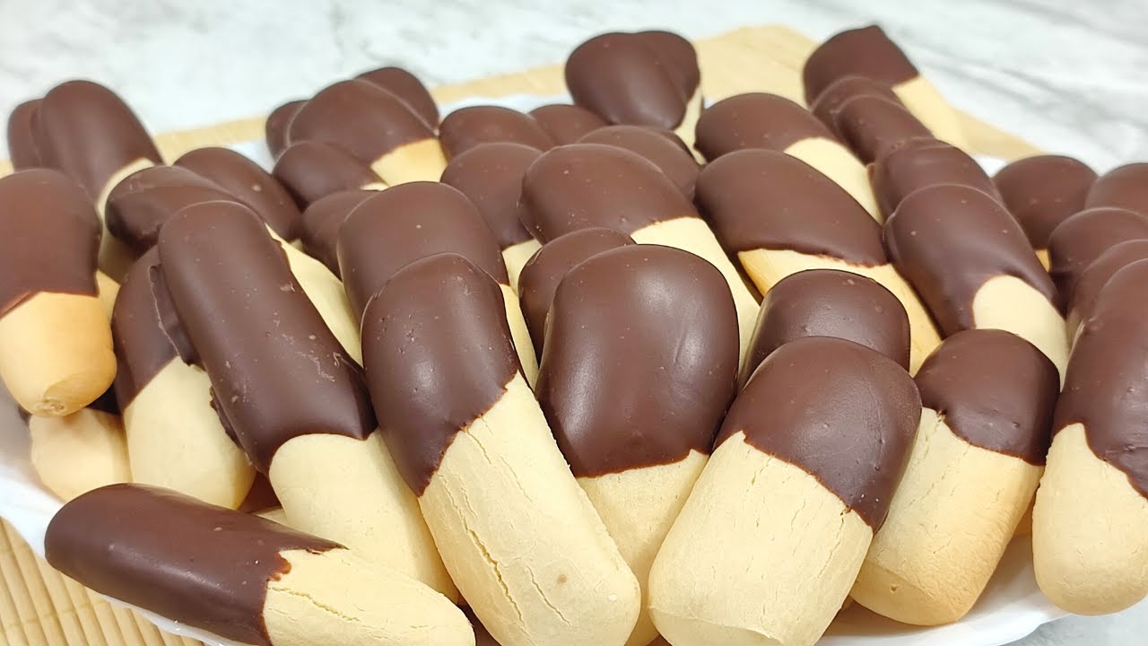 BISCOITO DE MAIZENA COM CASQUINHA DE CHOCOLATE|#kdeliciacozinha