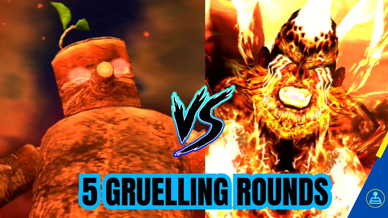 Tekken 5 - Dark Resurrection Mokujin vs Jinpachi | Ultra Hard