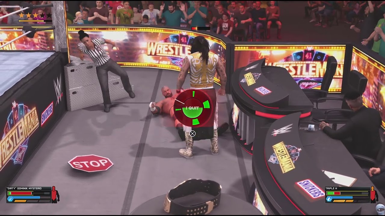 WWE 2K26 Triple H  VS Dominik Mysterio Three stages of hell Match