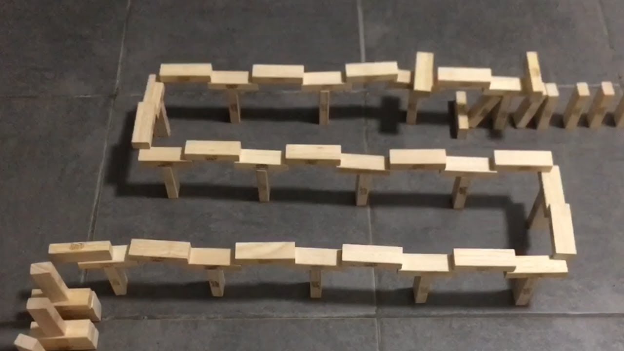 Amazing Jenga Domino Tricks Screenlink