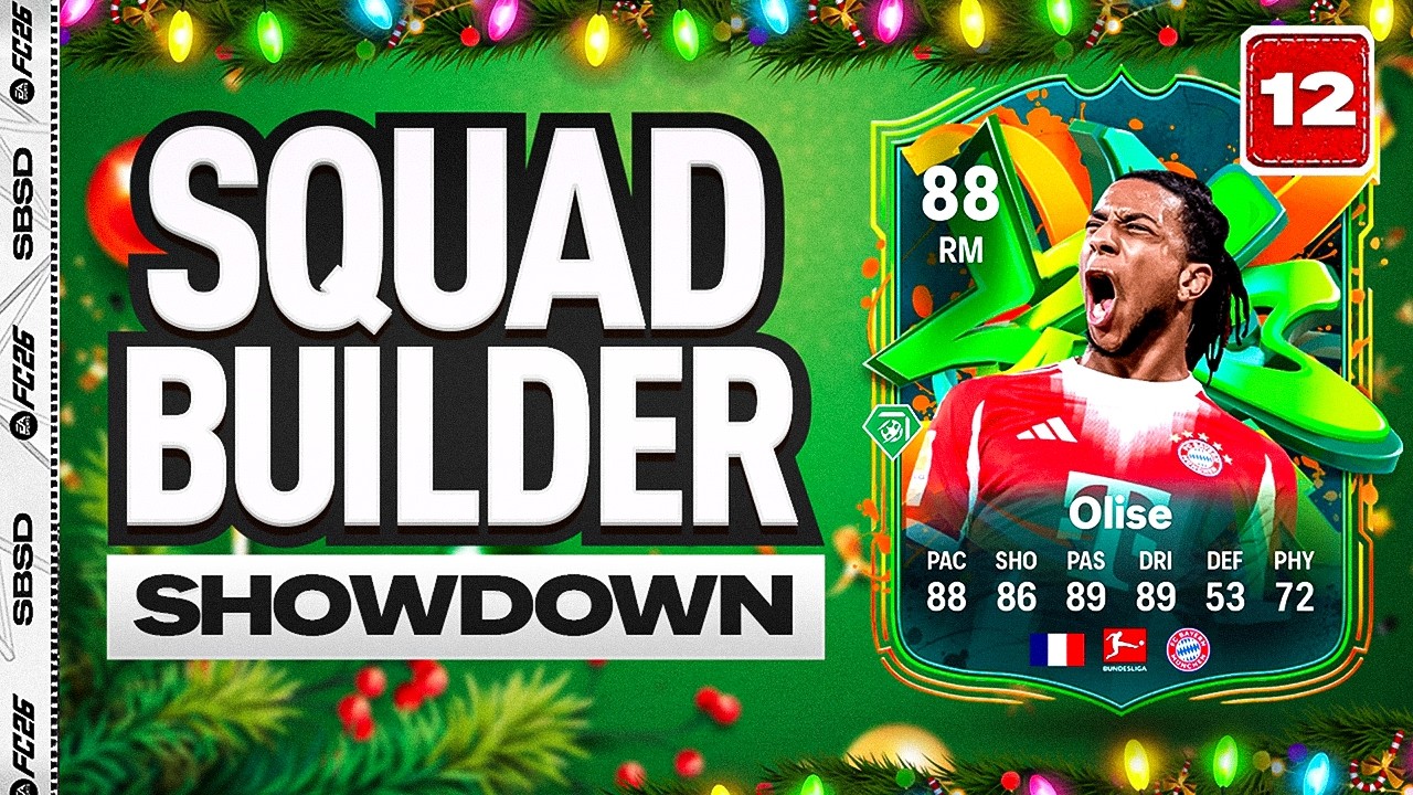 Scrooge ItsJames Strikes Again!! Day 12 of FC26 Squad Builder Showdown Advent