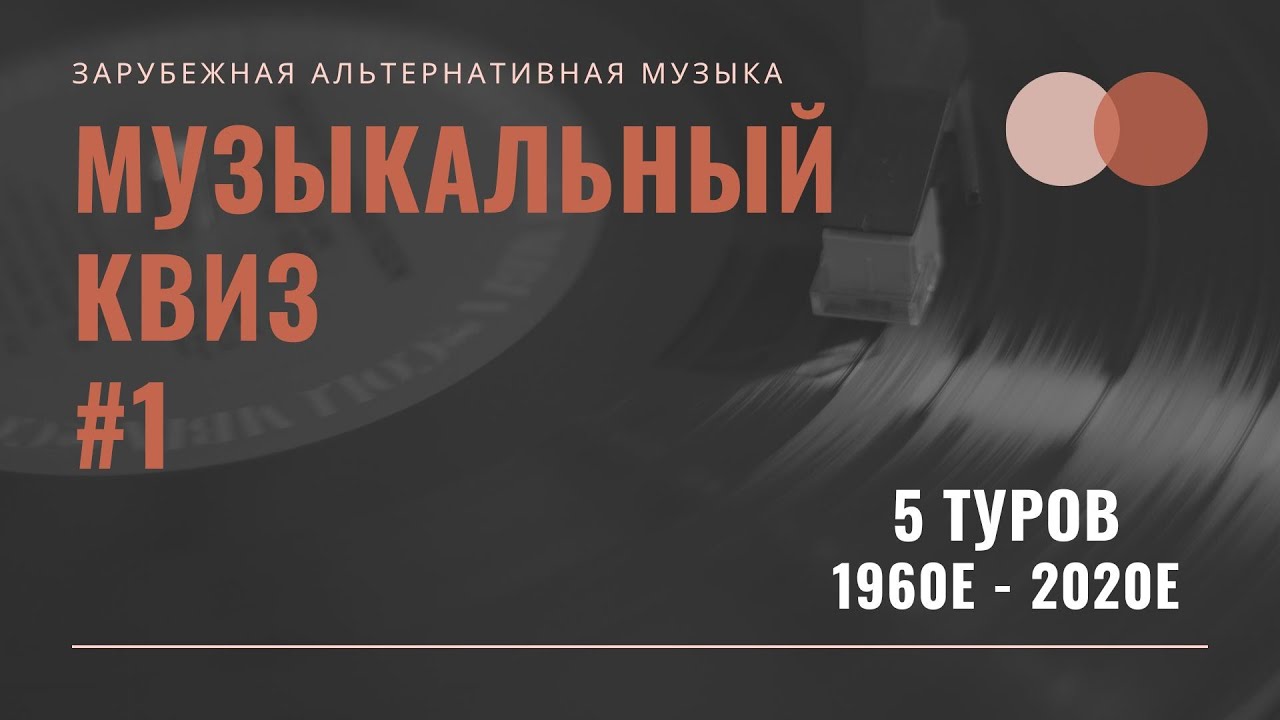 Музыкальный квиз Зарубежная альтернативная музыка №1
