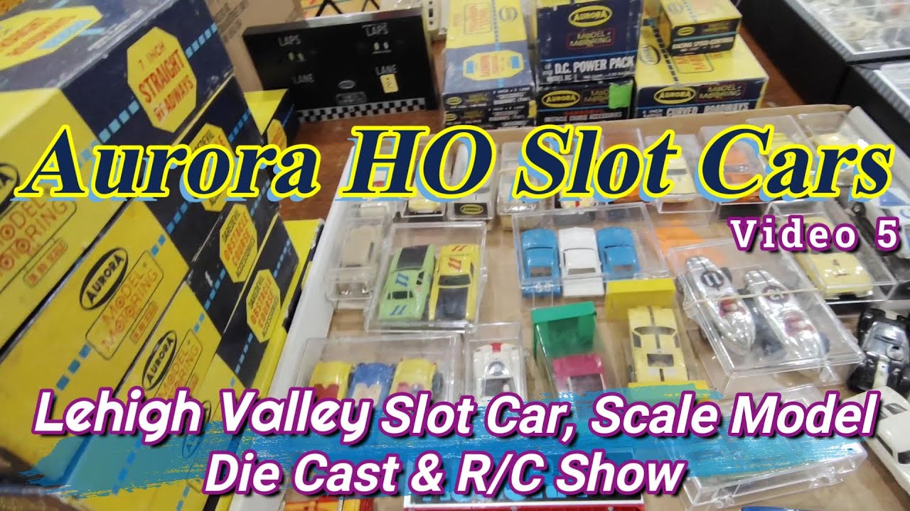 Aurora HO Slot Cars Lehigh Valley Slot Car,Scale Model,Die Cast & RC Show Video 5