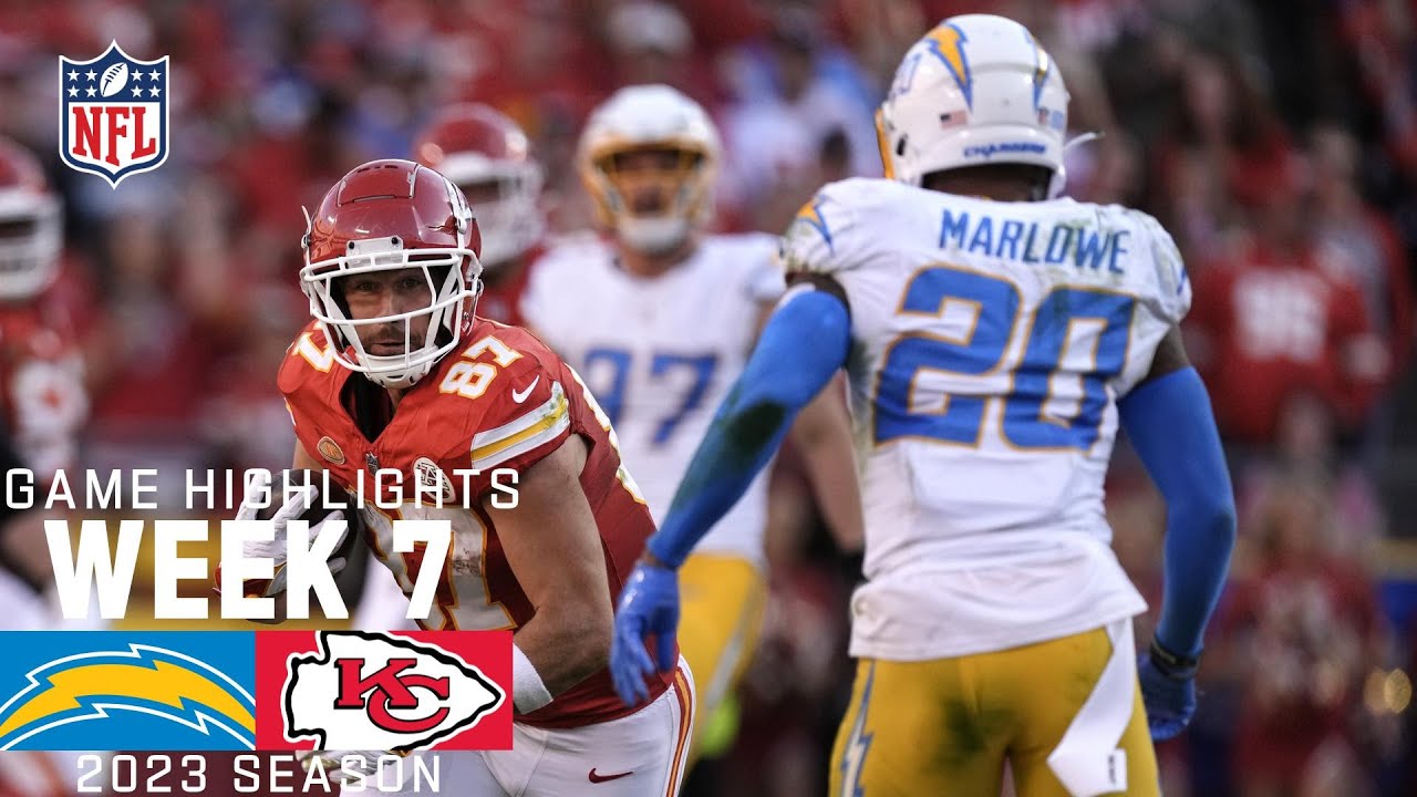 Los Angeles Chargers vs. Kansas City Chiefs | 2023 Week 7 Game Highlights