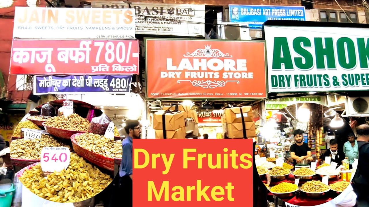 Dry Fruits Market Khari Baoli Delhi | Chandni Chowk Market Tour