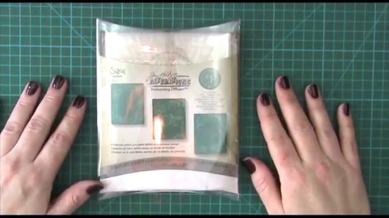 Tim Holtz Embossing Defuser Card