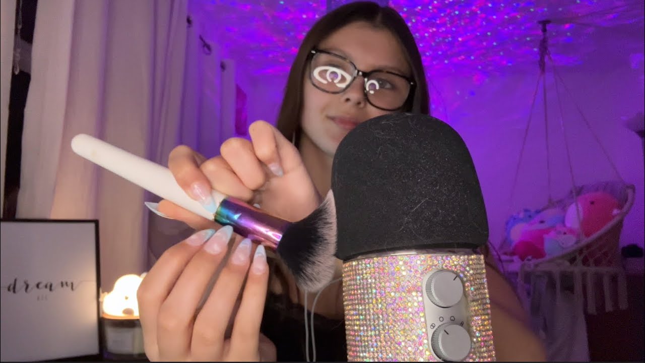 ASMR Mic Brushing and Tapping Together✨ cv for anonymous