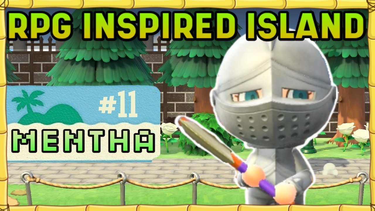 Остров, вдохновлённый ролевой игрой! | Тур по острову Animal Crossing: New Horizons №11 — Мента