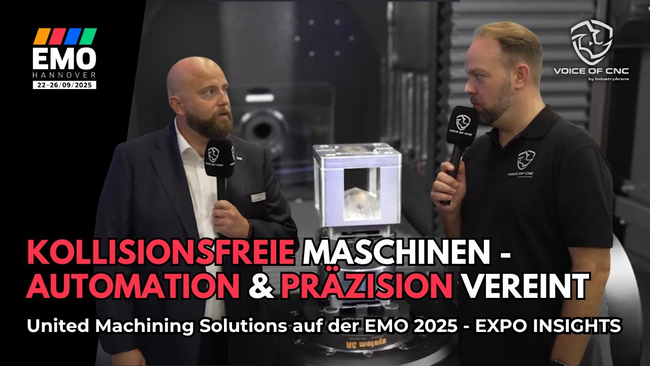United Machining Solutions auf der EMO 2025 - Automation & Präzision vereint | VOICE OF CNC