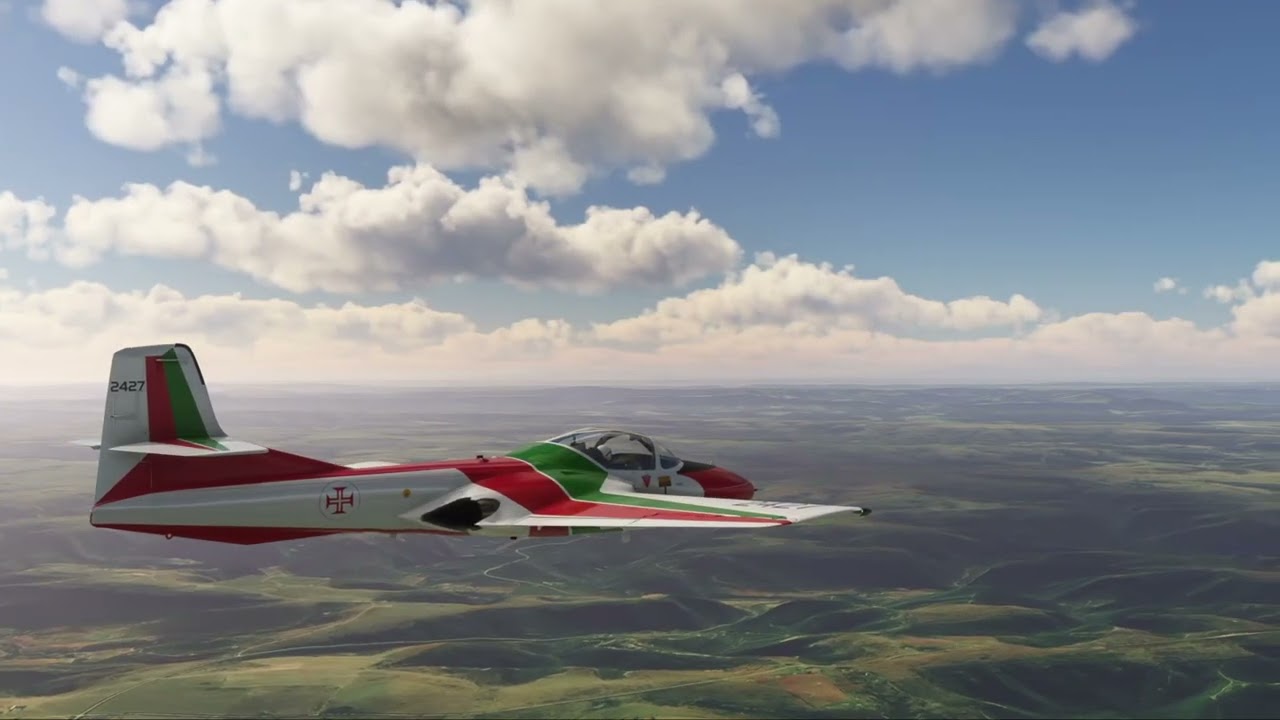 MSFS 24 IFR From Port Elizabeth to East London, in South Africa, on a Portuguese Air Force T-37.