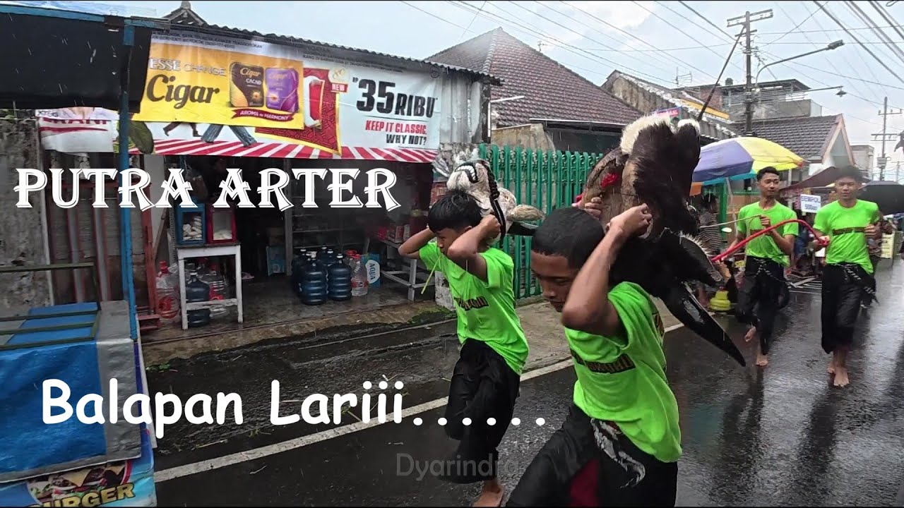 Mberot bareng bantengan Putra Arter full kalapan
