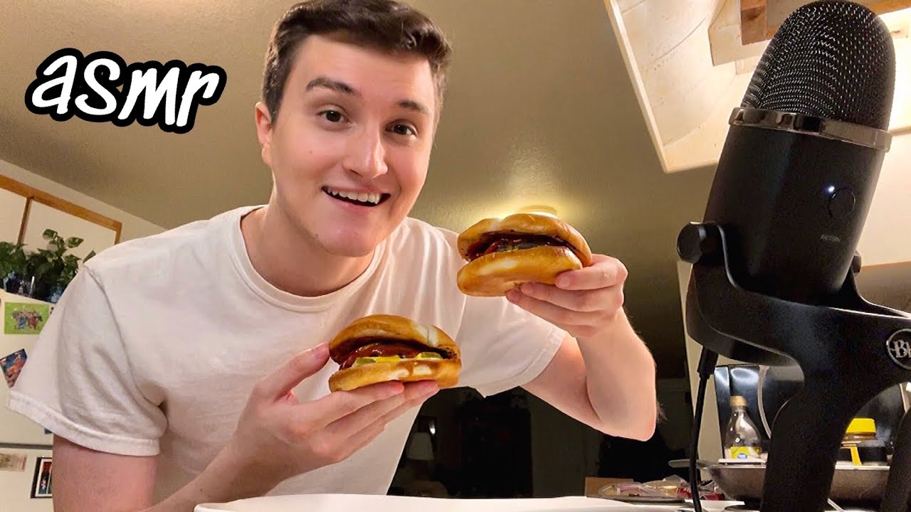 ASMR Cooking & Eating McDonald’s Cheeseburgers (mukbang) 😴🍔