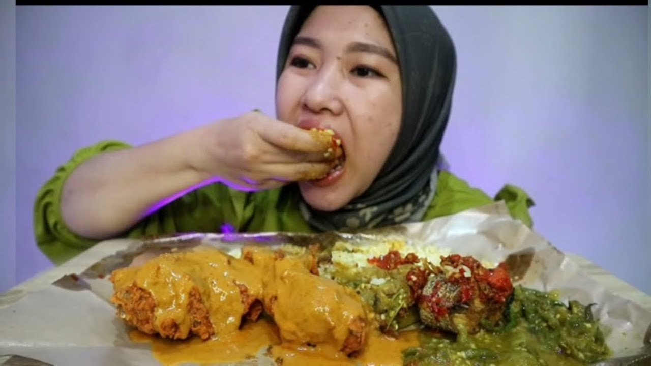 JUARAAAA‼️ MUKBANG NASI PADANG PAKE AYAM GULAI MCD