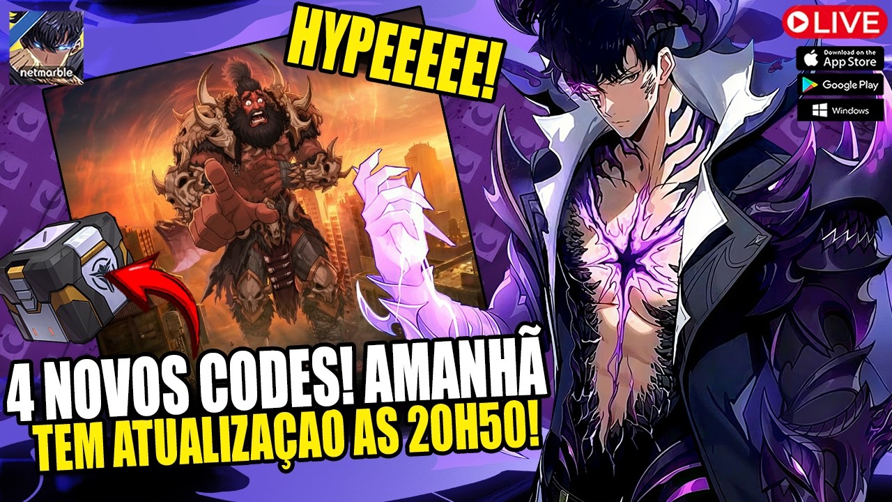 SOLO LEVELING ARISE - 4 NOVOS CODES! UMA DAS ATUALIZAÇÕES COM O MAIOR HYPE CHEGANDO! ANO DA GAMEPLAY