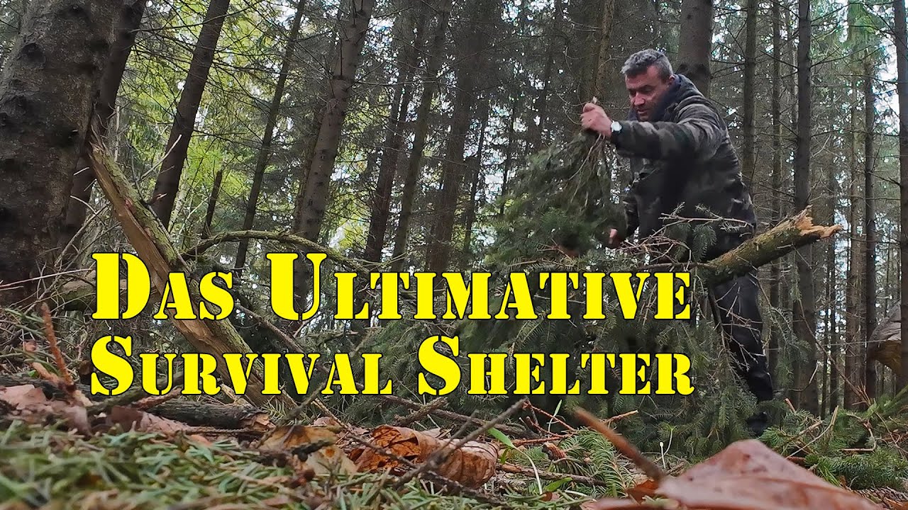 Das #1 Survival Shelter, das du kennen musst - Aufbau, Anwendung und Selbstversuch bei -5&deg;C