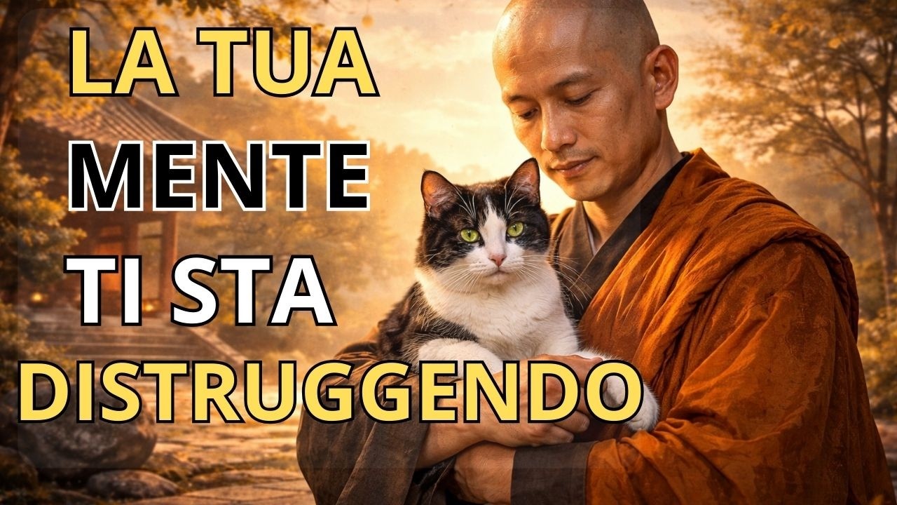 Controlla la tua mente prima che distrugga la tua vita | Antica storia Zen del Monaco e del Gatto