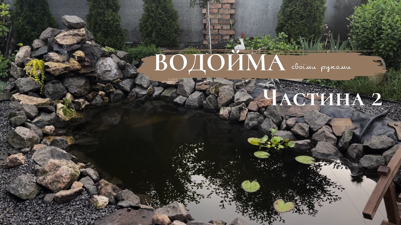 Здійснилась НАША МРІЯ:💥ВОДОЙМА на присадибній ділянці 💥ОЧИСТКА ВОДИ/ВОДНІ РОСЛИНИ #водойма