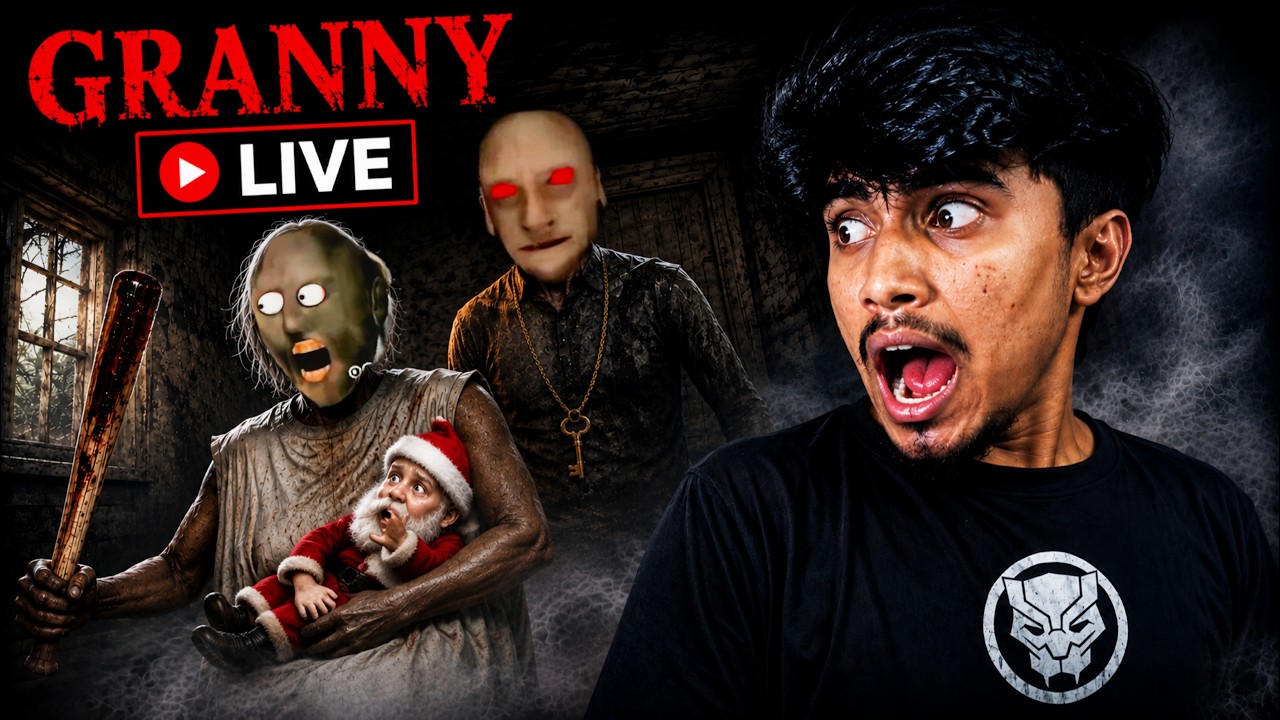 Granny Live || Granny Horror Gameplay || Granny Grandpa👉☠️ #shortsfeed #granny #live