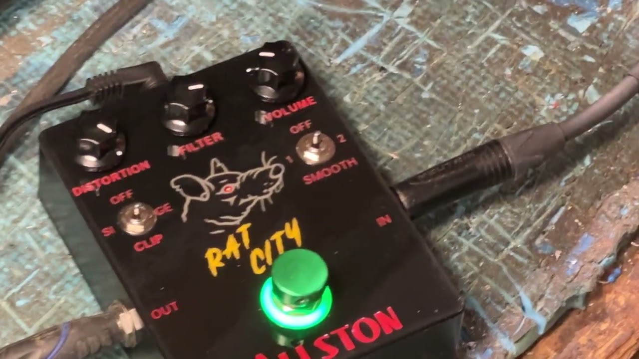 RatCity Pedals Bet Rat Demo- Rob.