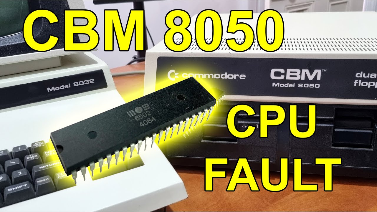 Commodore 8050 disk drive repair