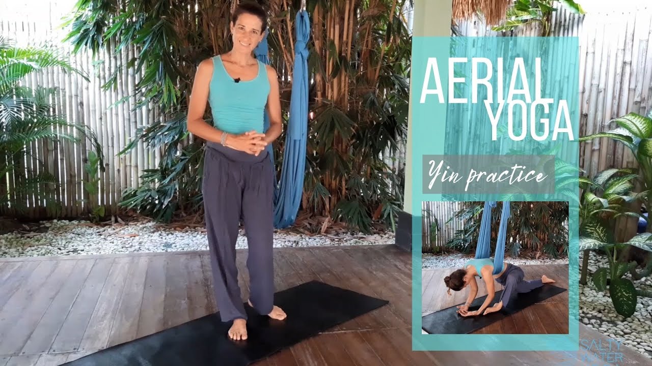 AERIAL YOGA - Yin Practice - Beginners Friendly 18 min
