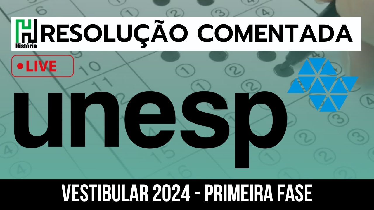RESOLUÇÃO UNESP 2024 | PRIMEIRA FASE | HISTÓRIA (Gabarito Comentado 1ª Fase)
