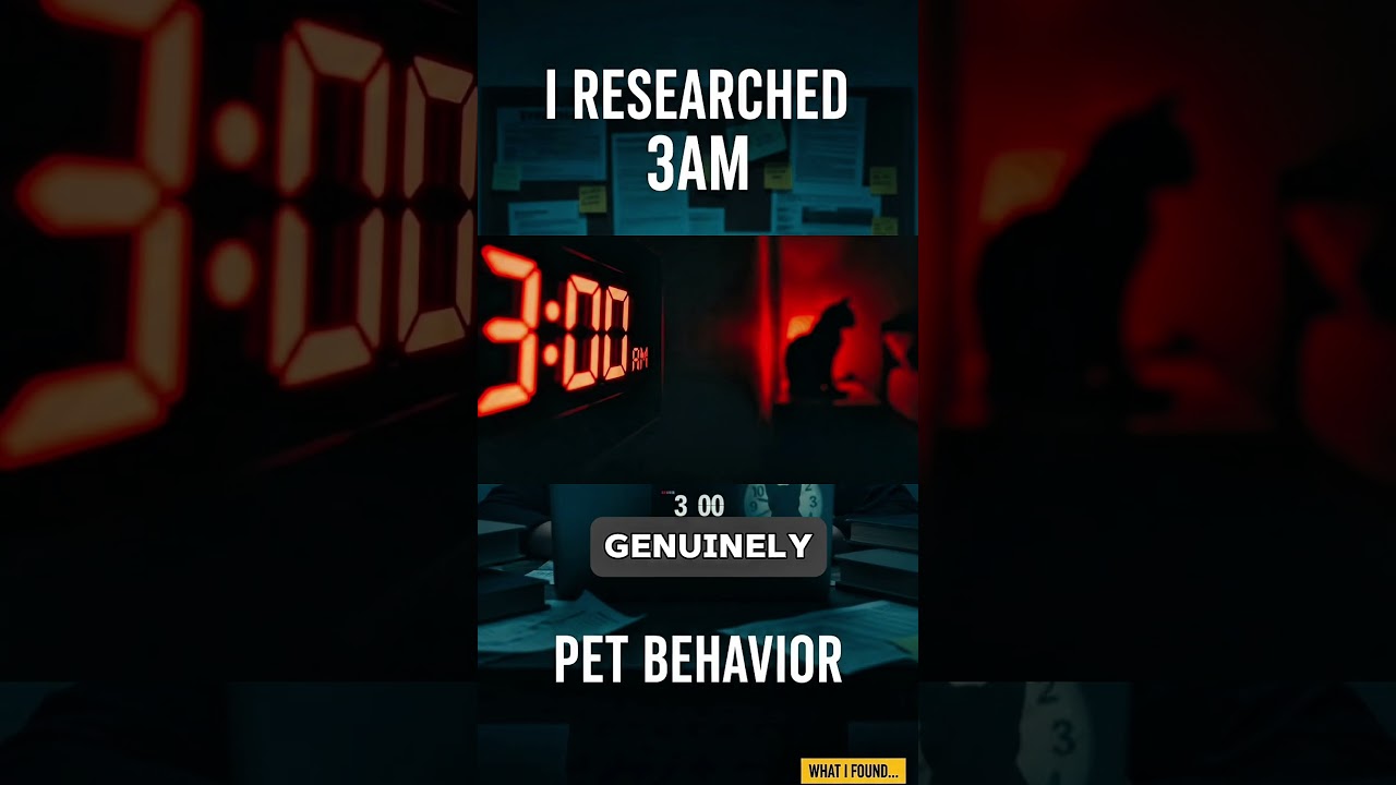 I Researched Why Pets Act Strange at 3AM... I Wish I Hadn't 🐈‍⬛ FULL VIDEO TOMORROW 3PM