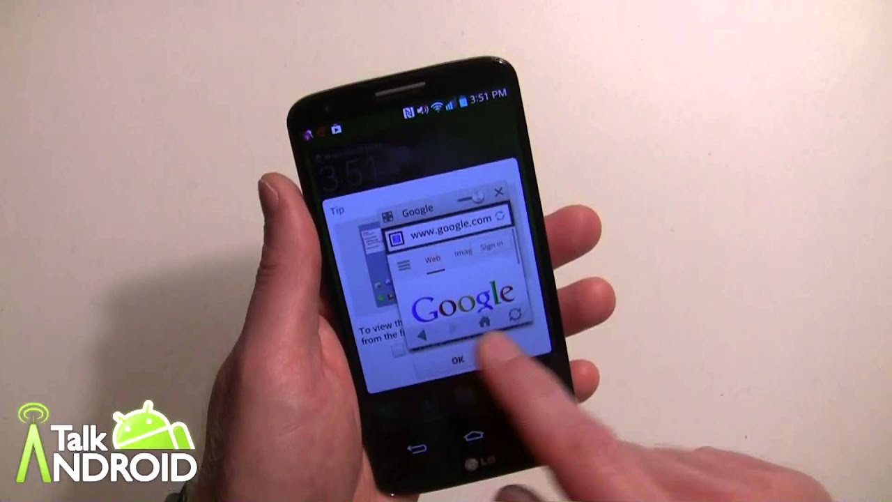 How to multitask on the LG G2 using QSlide apps