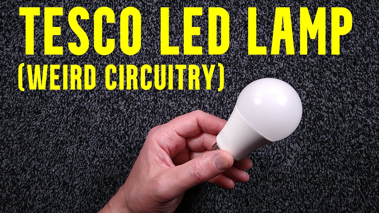 Tesco lamp with weird circuitry twist