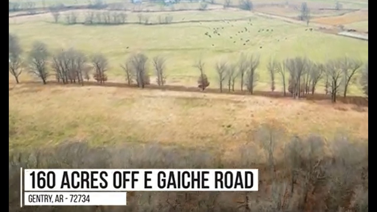 160 Acres off E Gaiche Road, Gentry, AR- 72734