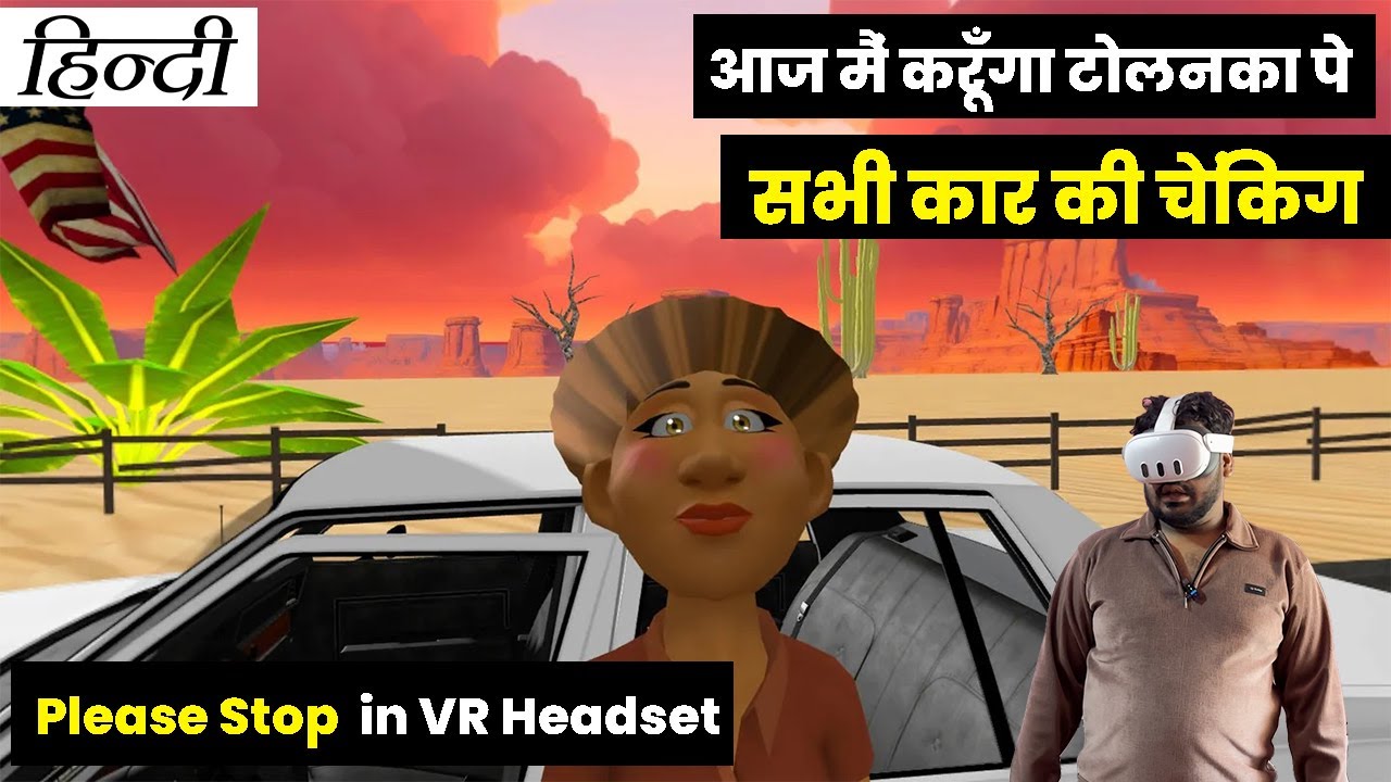 Highway Toll Tax Checking in VR 🚗💰 | Realistic VR Game Gameplay