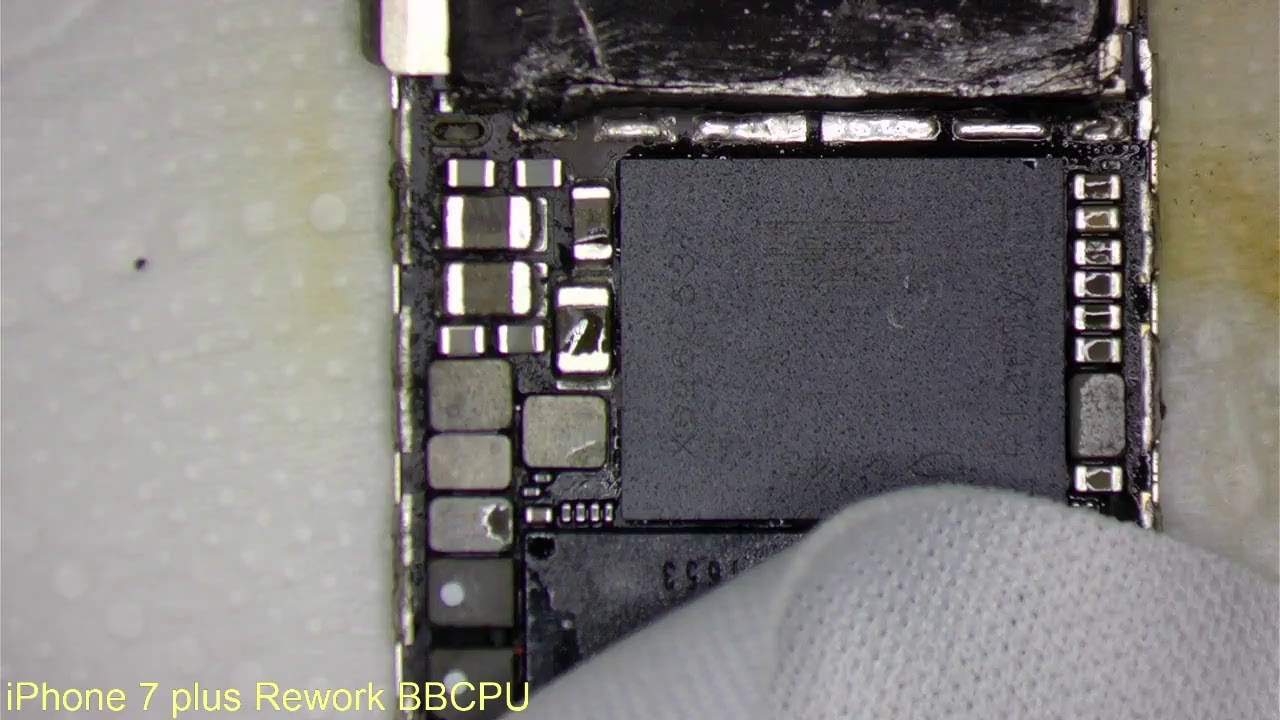 How to rework iPhone 7 Plus Baseband CPU