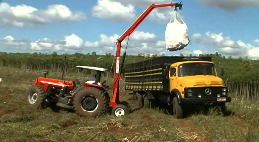GUINCHO PARA COLHEITA DA MANDIOCA COM DESARME DE SACOLÃO - VISANORTE IMPLEMENTOS AGRÍCOLA