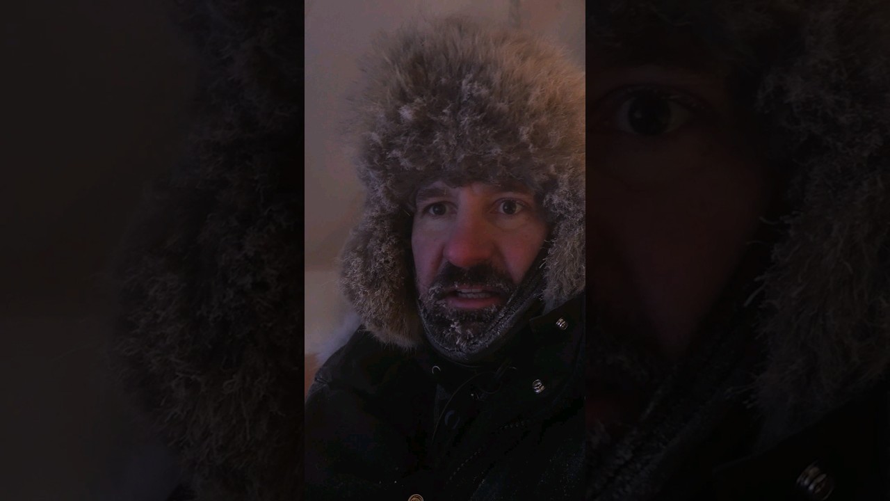 Freezing in ice fog tent