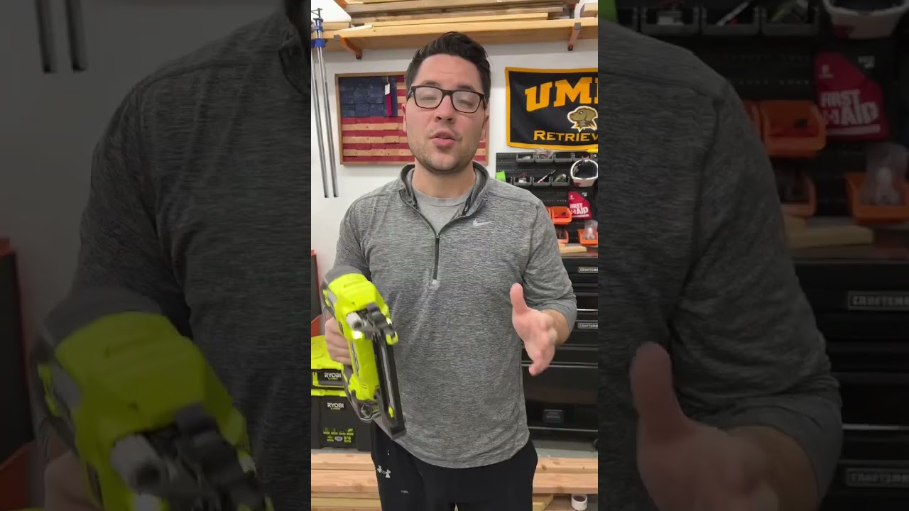 Quick Tip When Using a Brad Nailer