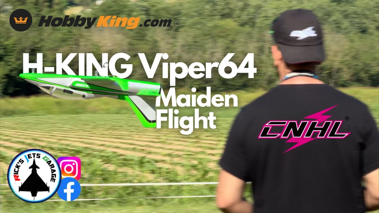 HobbyKing Viper 64 - A little acrobatic beast 🐲 - Maiden Flight [4K 60fps]