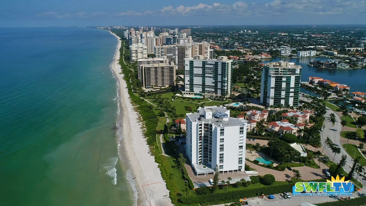 Aerial Video of the Park Shore area in Beautiful Naples, FL