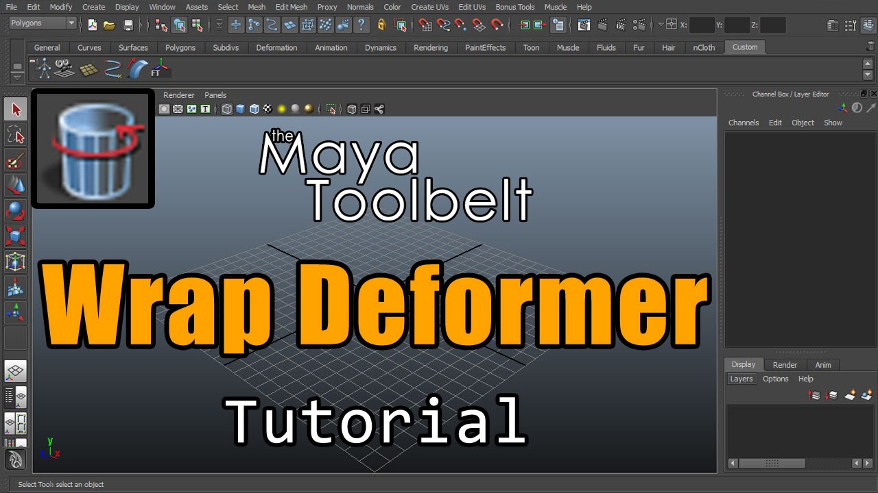 The Maya Toolbelt - Wrap Deformer