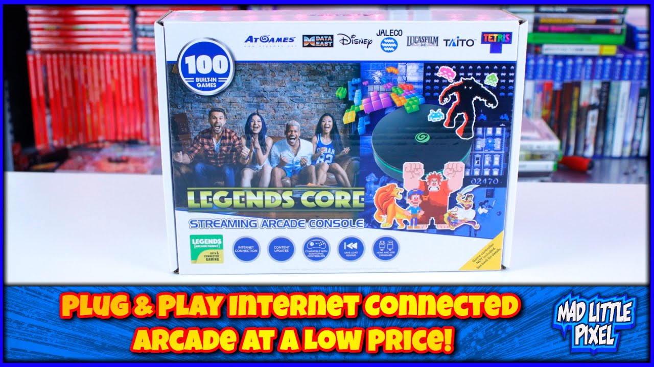 Недорогая аркадная консоль с подключением к интернету по принципу Plug & Play! AtGames Legends Core!