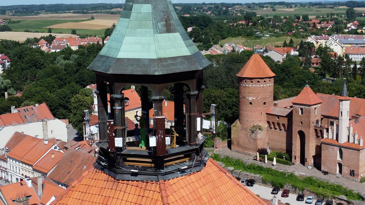 Warmia i Mazury widziane z góry: Reszel [4K]