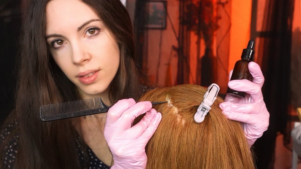 ASMR Dandruff Removal Rp | Tingly Scalp Treatment for Sleep 💆‍♀️