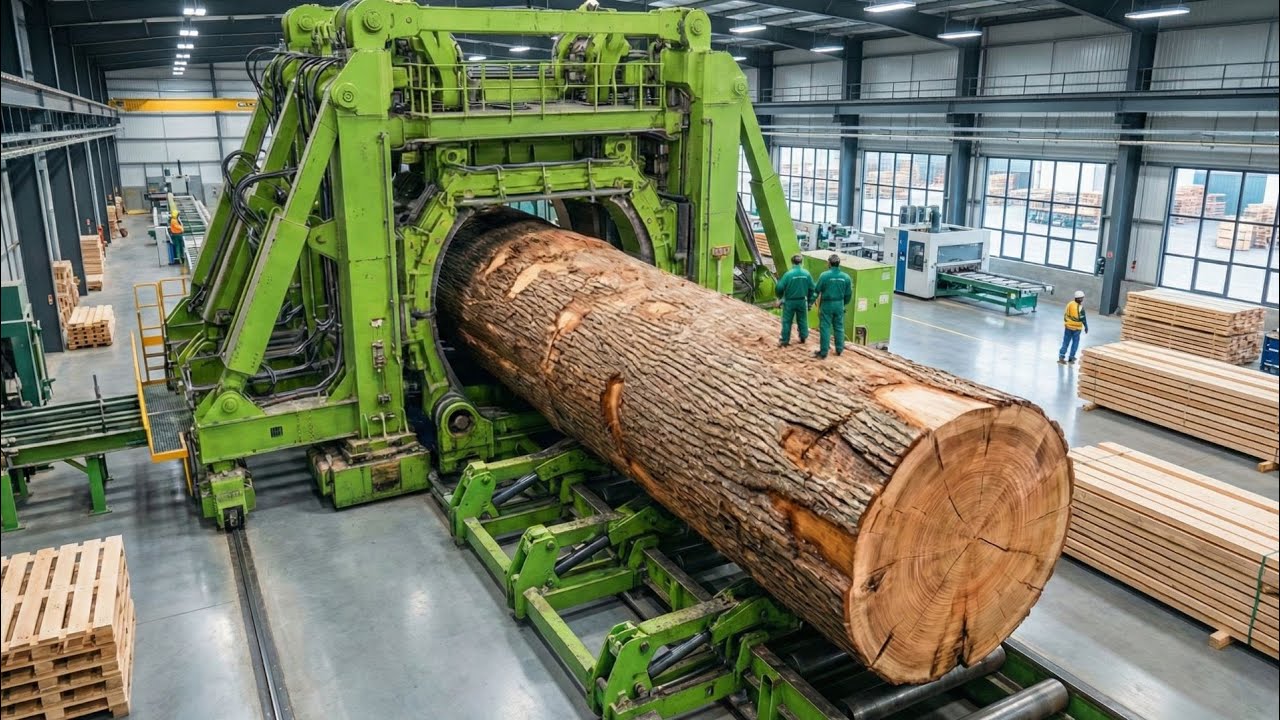 Dentro de una fábrica de procesamiento de madera: cómo se procesa la madera