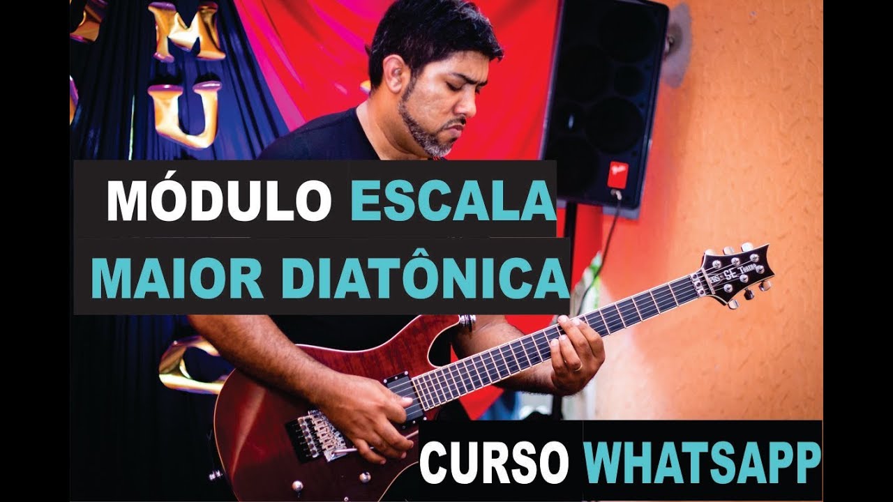 Módulo Escala Diatônica - Curso de Guitarra WhatsApp